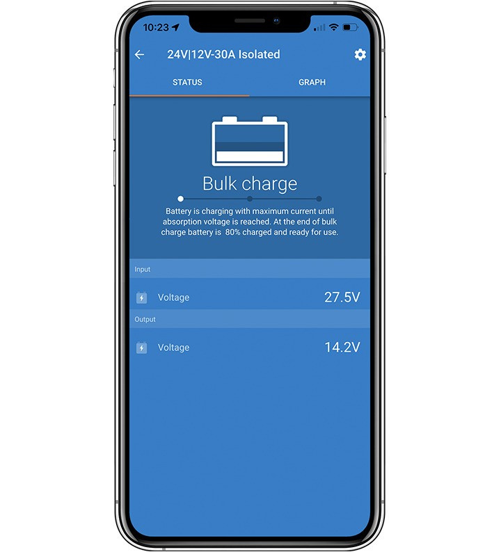 Victron Orion-Tr Smart DC-DC-lader, 24V ind 24V ud, isoleret 17A