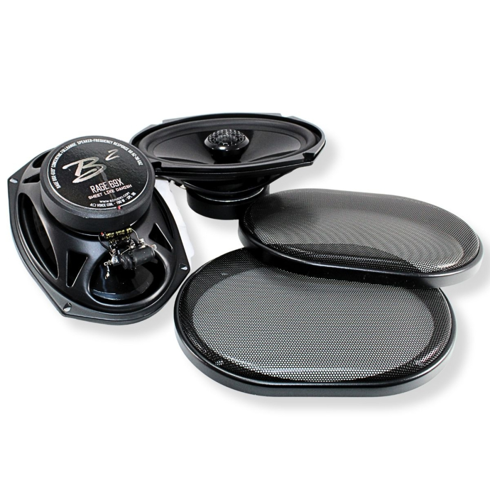 B2 Audio RAGE69X, koaksialhøjttalere 6x9 tommer, par
