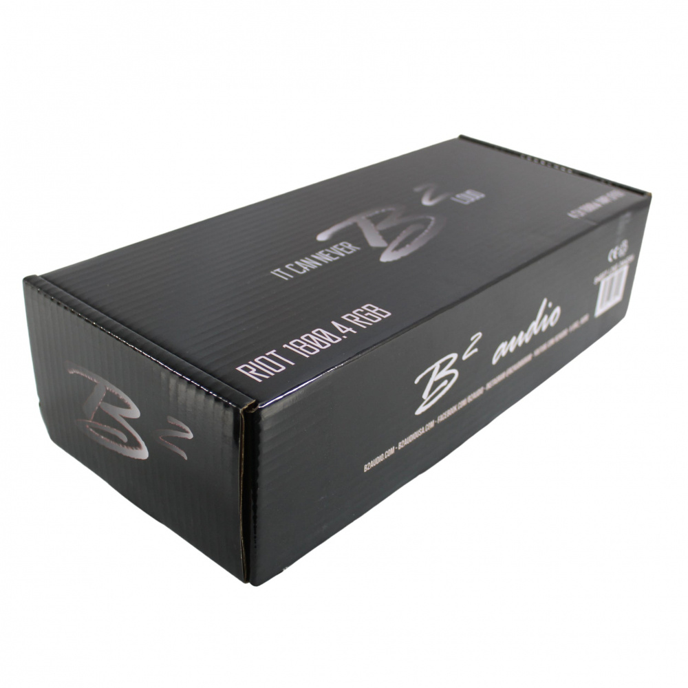 B2 Audio RIOT 1800.4 RGB, firekanals forstærker med RGB-belysning