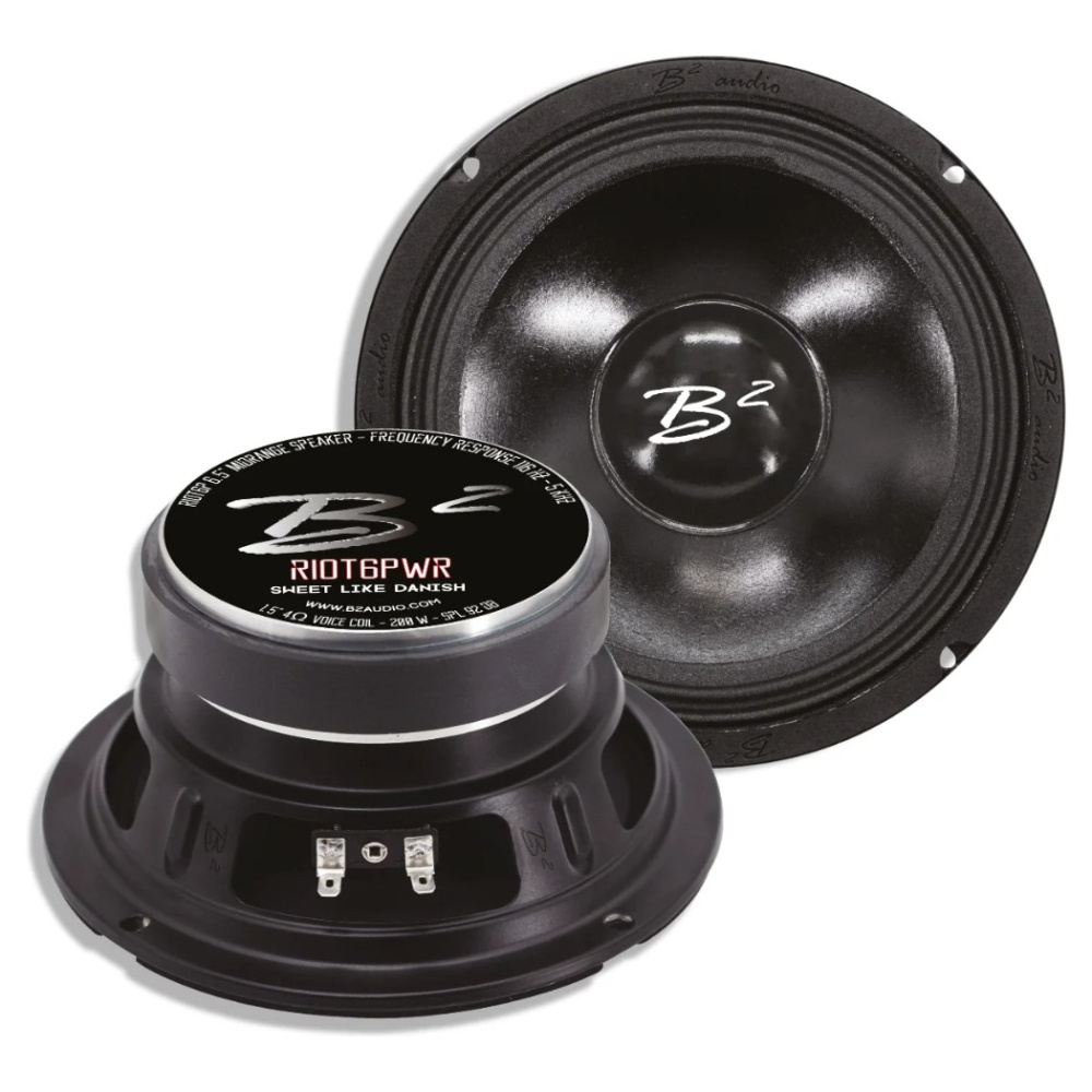 B2 Audio RIOT6PWR, 6.5 tommer midbas/mellemregister, par