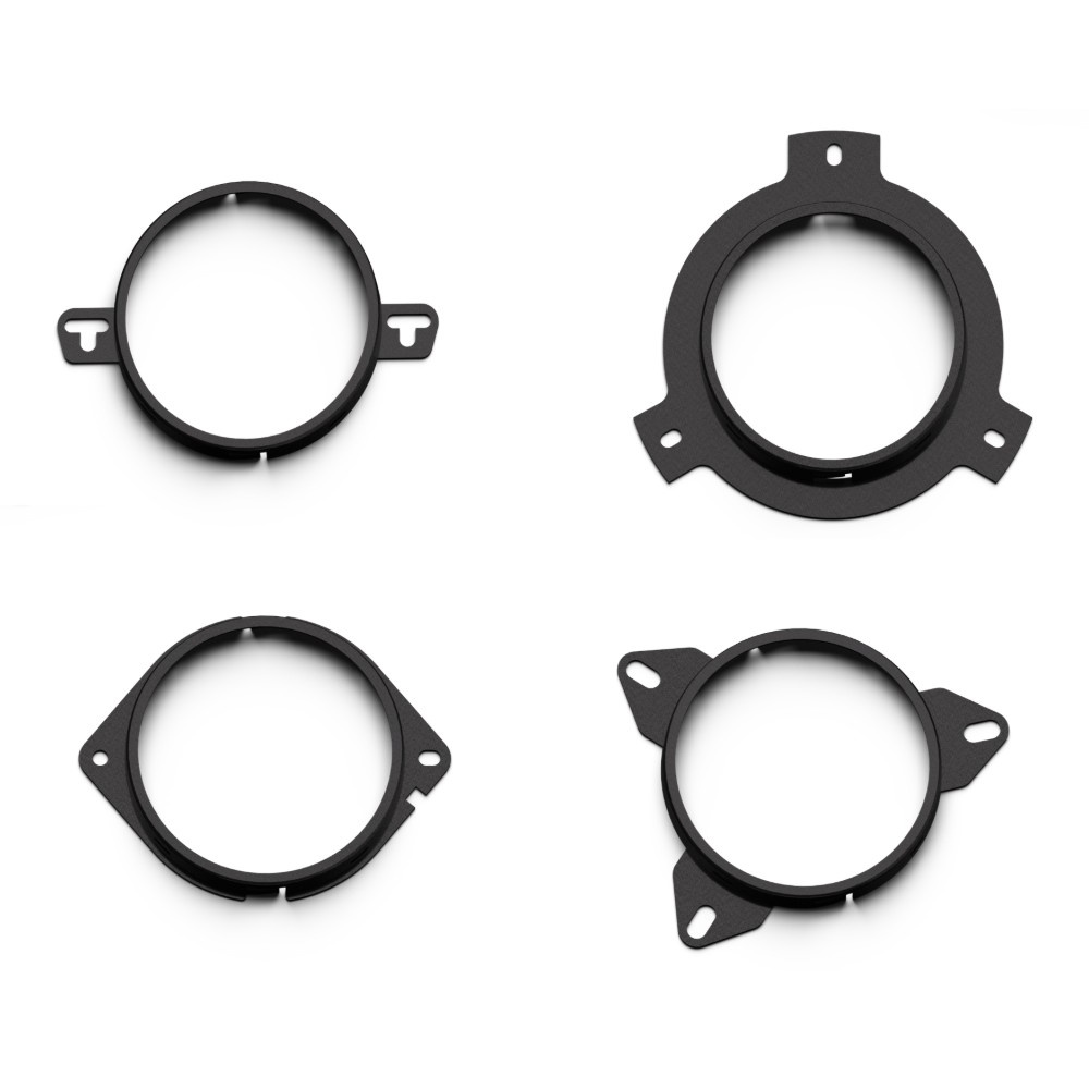 Rockford Fosgate Punch P1V2-3, 3,5-tommers 3-vejs koaksialhøjttalere, par