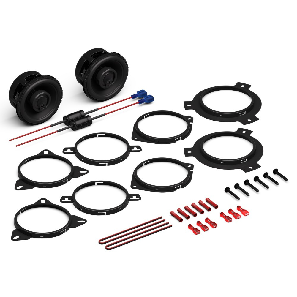 Rockford Fosgate Punch P1V2-3, 3,5-tommers 3-vejs koaksialhøjttalere, par