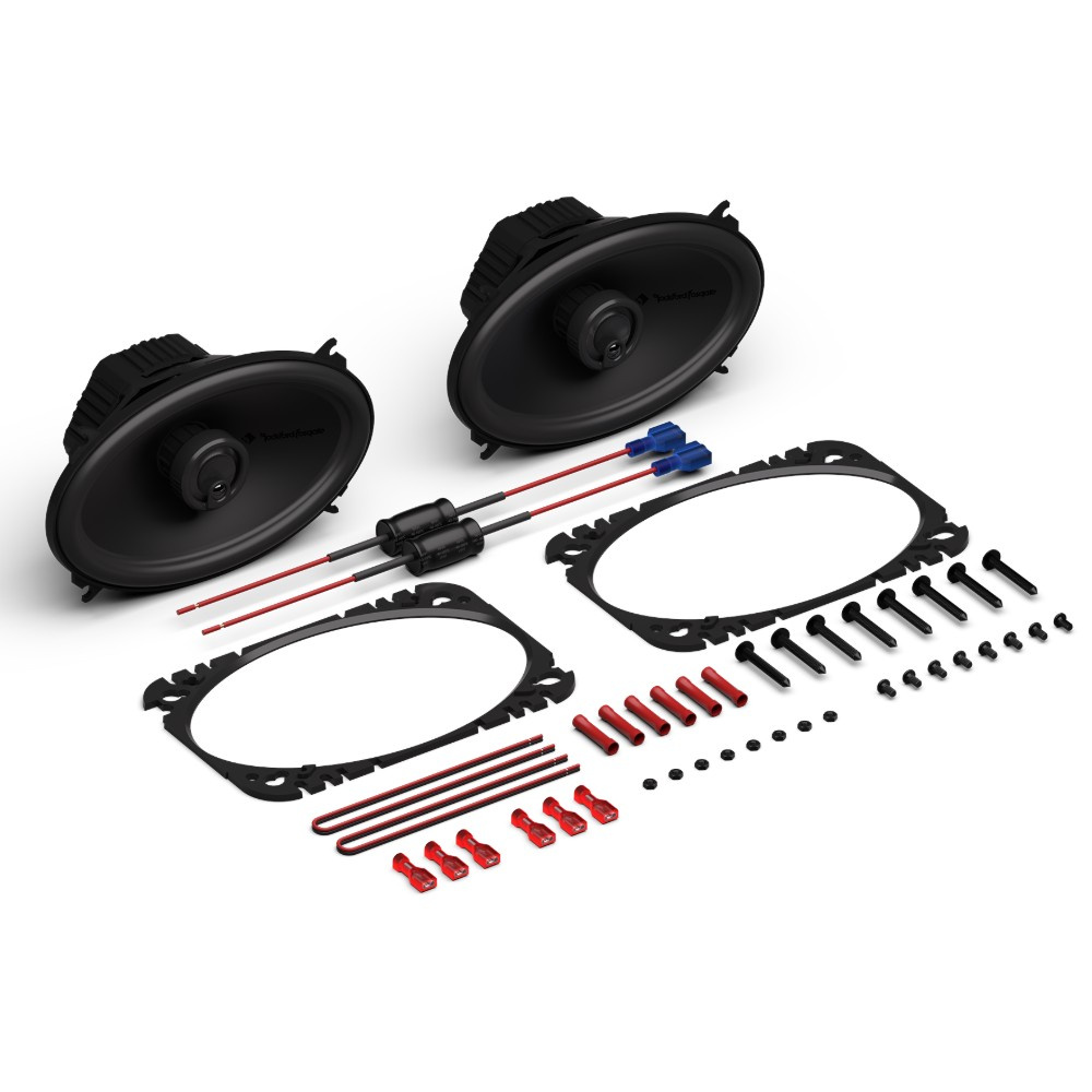 Rockford Fosgate Punch P1V2-46, 4x6 tommer 3-vejs koaksialhøjttalere, par