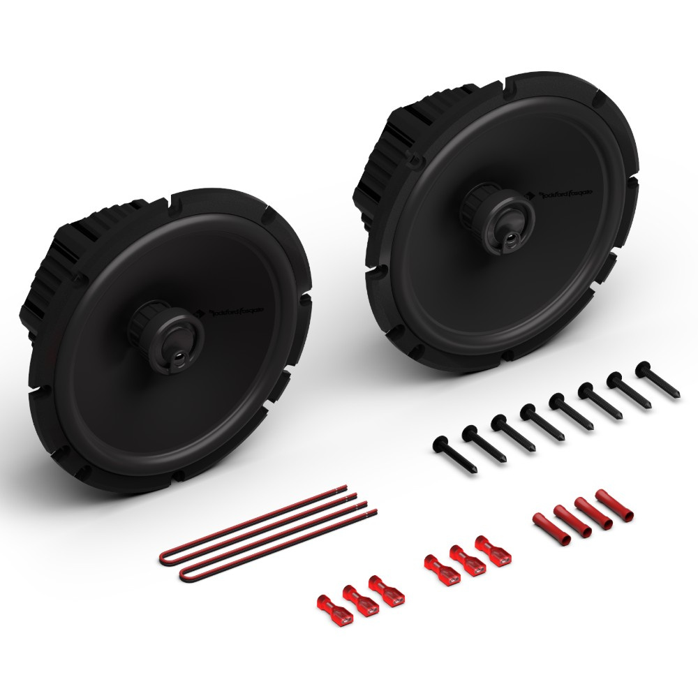 Rockford Fosgate Punch P1V2-65, 6,5-tommer 3-vejs koaksialhøjttalere, par