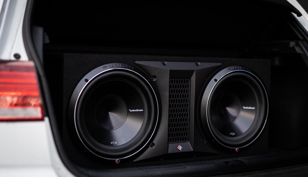 Rockford Fosgate P3, 2x12 boks med bas
