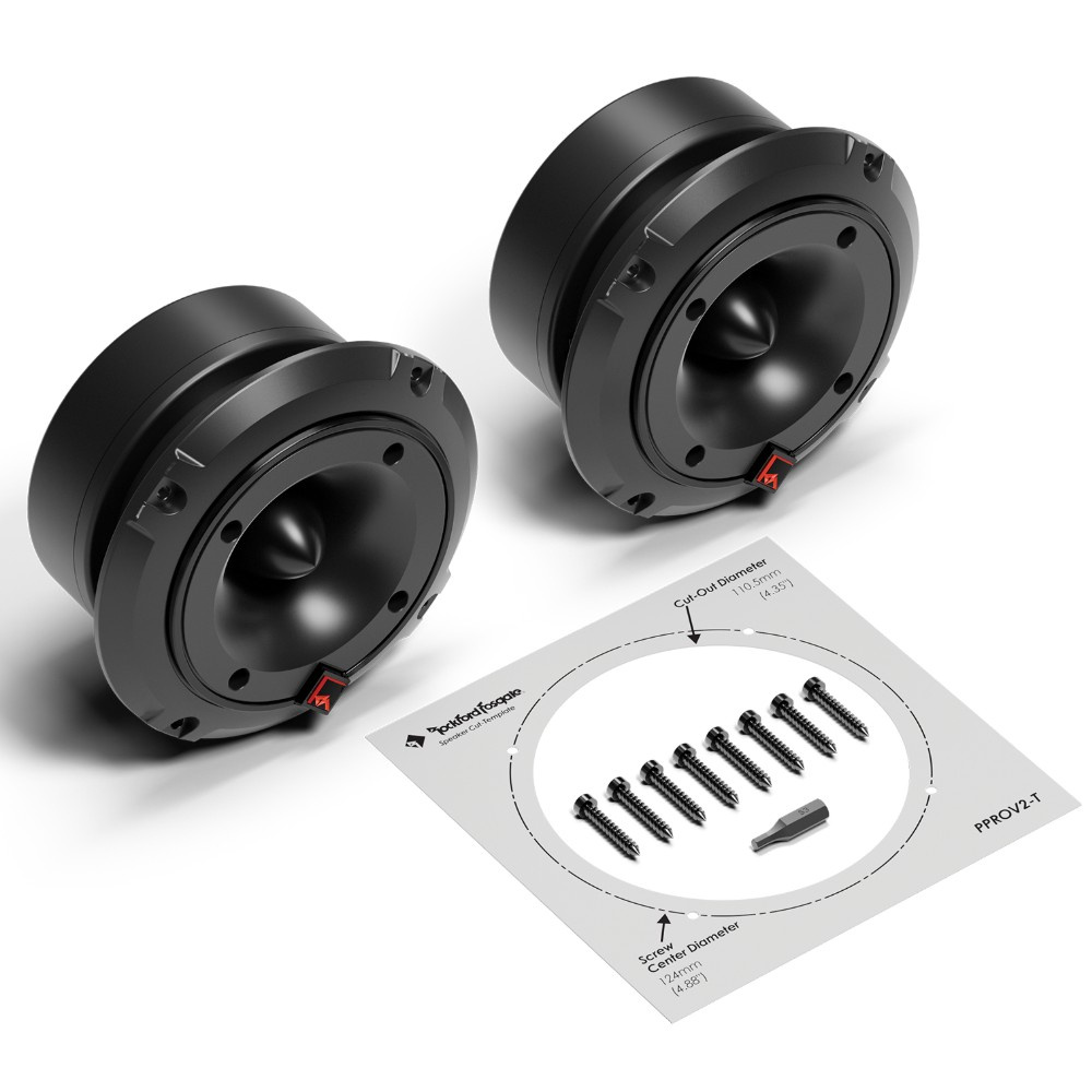 Rockford Fosgate Punch Pro PPROV2-T, 1,5-tommers horn-diskanter, par