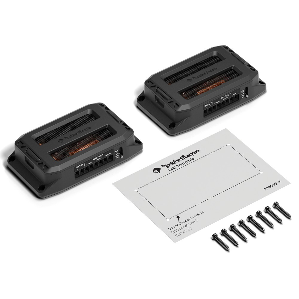 Rockford Fosgate Punch Pro PPROV2-X, passive delefiltre, par