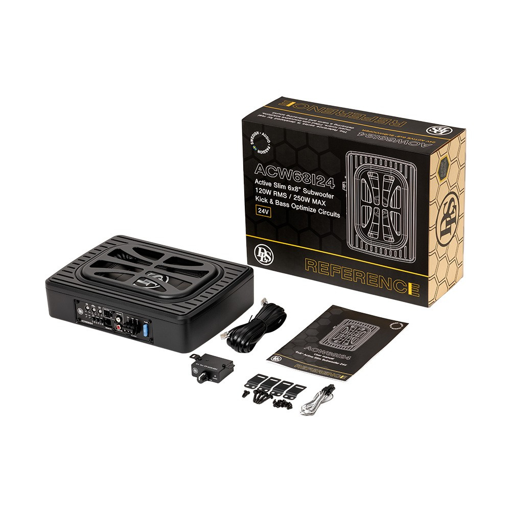 DLS ACW68i24, kompakt undersædebass til 24 Volt