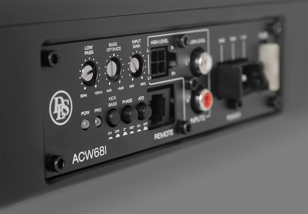 DLS ACW68i, kompakt undersædebass