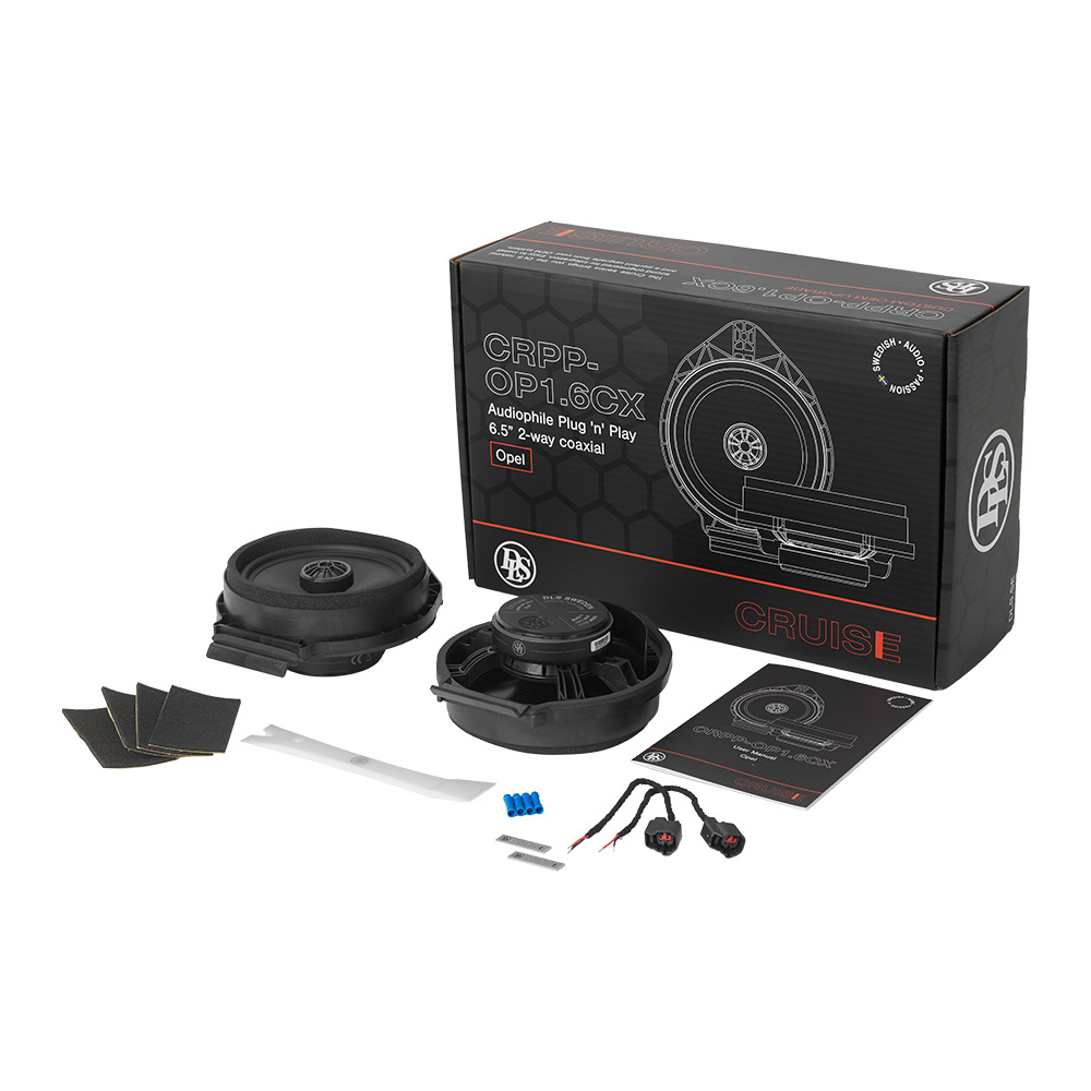 DLS Cruise CRPP-OP1.6CX, modeltilpasset koaksialhøjttaler til Opel, Chevrolet & mere