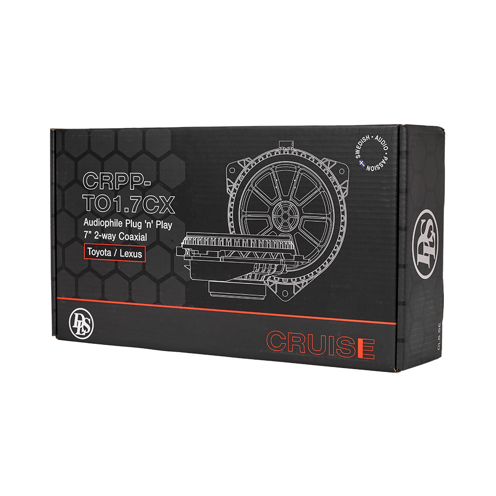 DLS Cruise CRPP-TO1.7CX, modeltilpasset koaksialhøjttaler til Toyota, Lexus & mange flere