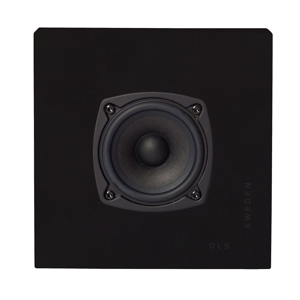 DLS Flatbox Slim Mini væghøjttaler i mattsort, stk