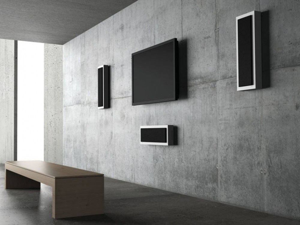 DLS Flatbox XL on-wall højttaler i mat hvid, stk