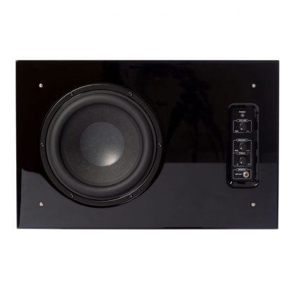 DLS Flatsub 8.2 væghængsbar aktiv subwoofer, pianosort