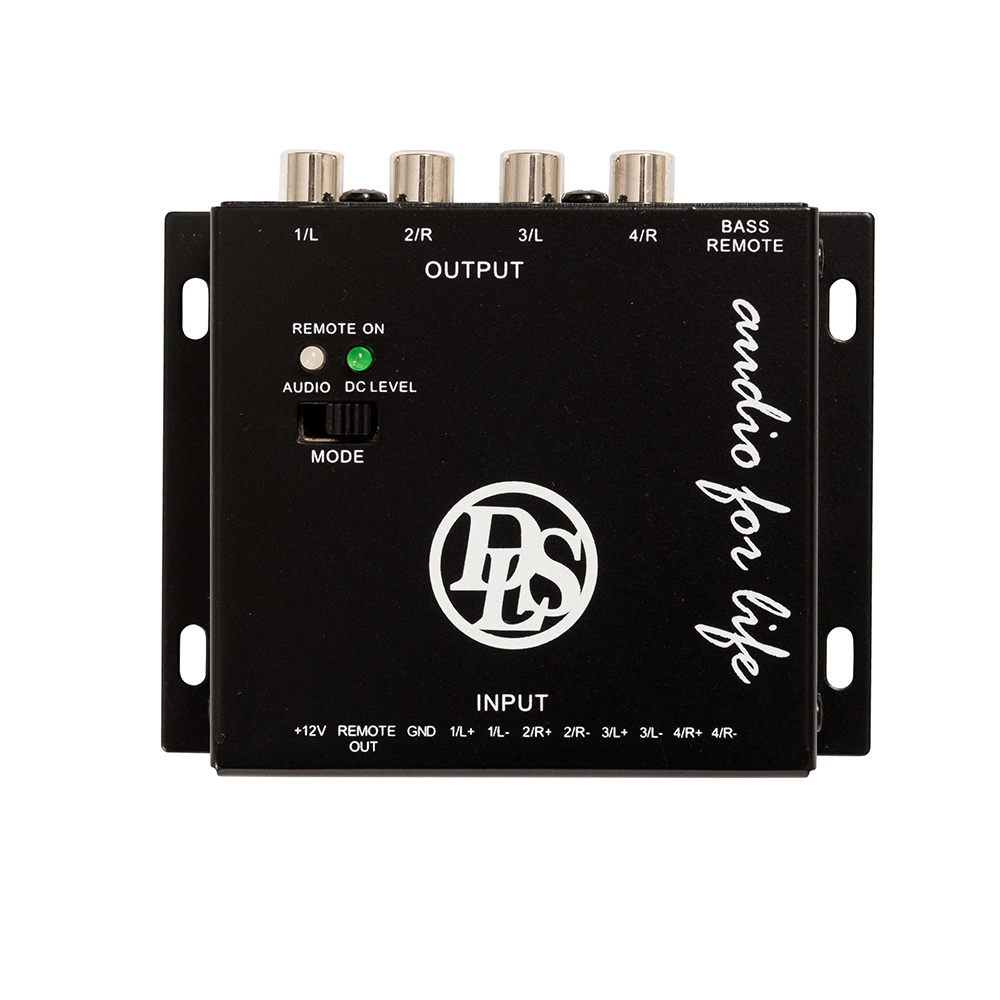 DLS HLC4.2 Høj/Lavniveauomformer firekanal