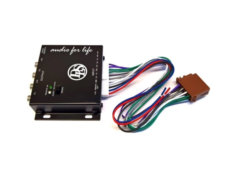 DLS HLC4.2 Høj/Lavniveauomformer firekanal