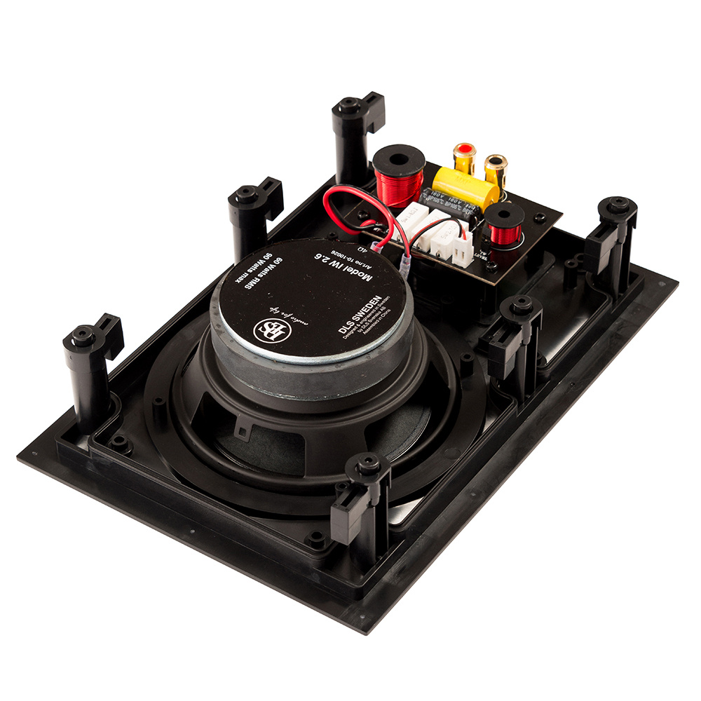 DLS IW 2.6, indbygningshøjttalere til væg