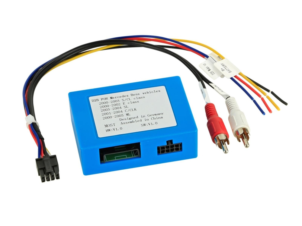 Aktiv systemadapter Mercedes D2B til RCA