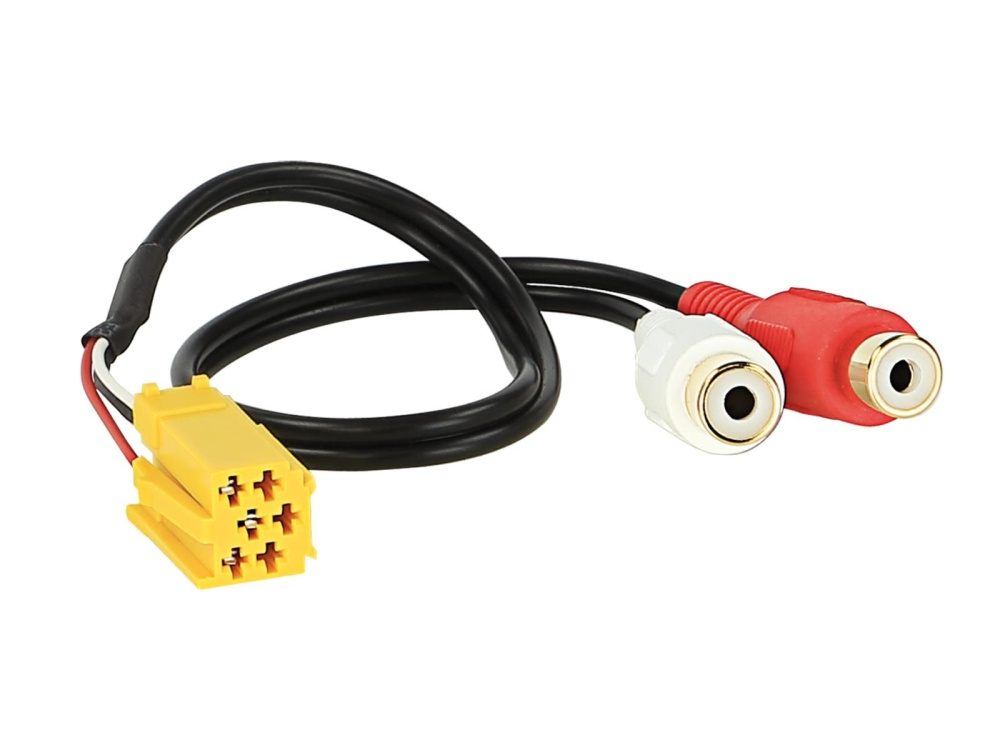 AUX-adapter Alfa 159/Fiat Grande Punto, 6-pin Mini-ISO