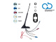 Tagantenne AM/FM DAB+ GNSS UMTS 12V aktiv Tagantenne AM/FM DAB+ GNSS UMTS 12V aktiv