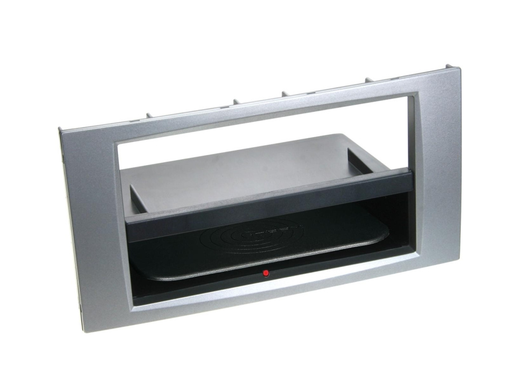 ACV Monteringsramme 2-DIN Ford, sølv