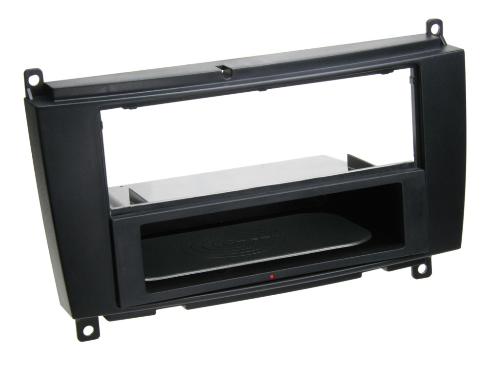 Monteringsramme 1-DIN INBAY Mercedes CLK, sort
