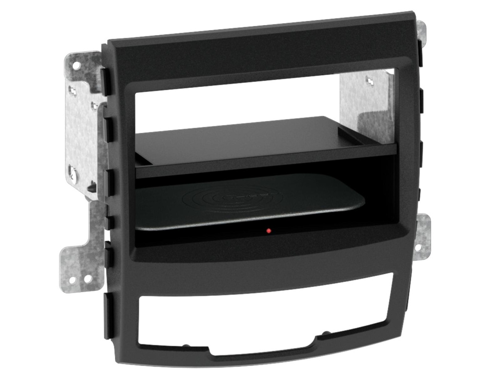 2-DIN Monteringsramme INBAY Ssangyong Korando, sort