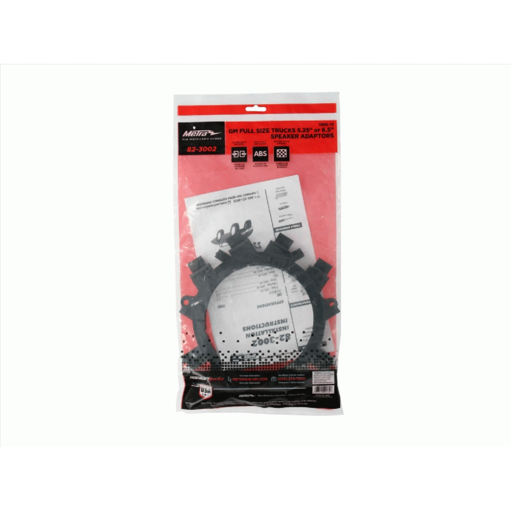 Højttaleradapter GM forskellige køretøjer, Ø165mm