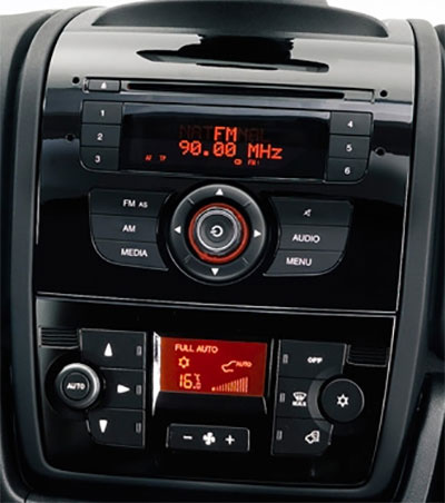 Monteringsram 2-din Citroen Jumper, Fiat Ducato