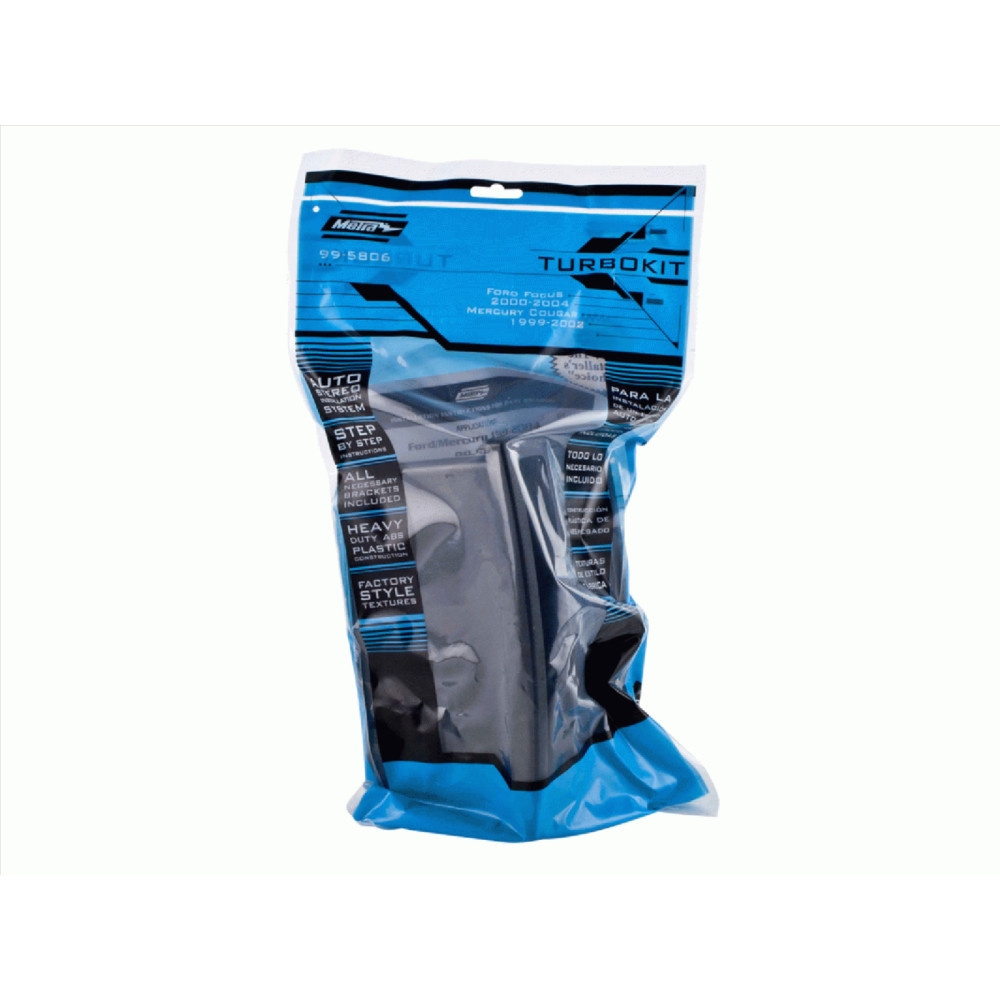 Monteringsramme 1-DIN med opbevaringsrum Ford/Mazda/Mercury, sort