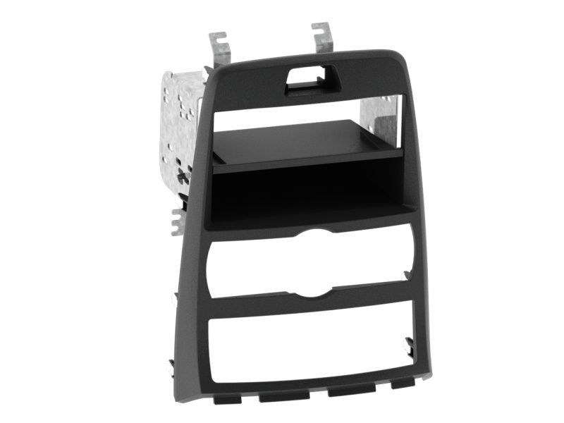 Monteringsram 1-din med prylfack Hyundai Genesis 2010-2013