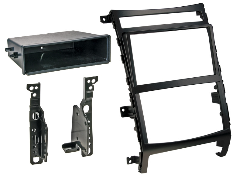 Monteringsram 1-din Hyundai ix55 09-, veracrus 06- svart