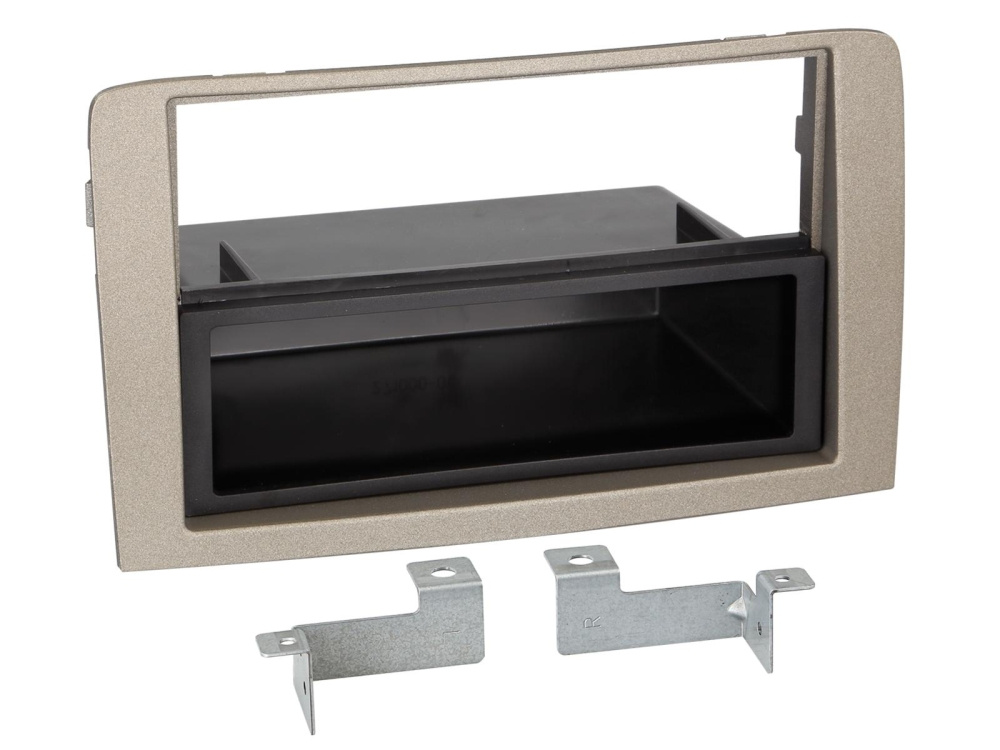 Monteringsramme 2-DIN Lancia Musa, antracit