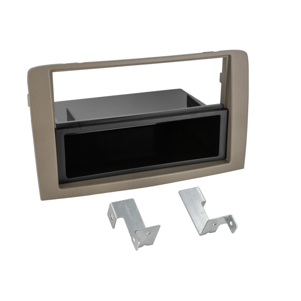 Monteringsramme 2-DIN Lancia Musa, antracit