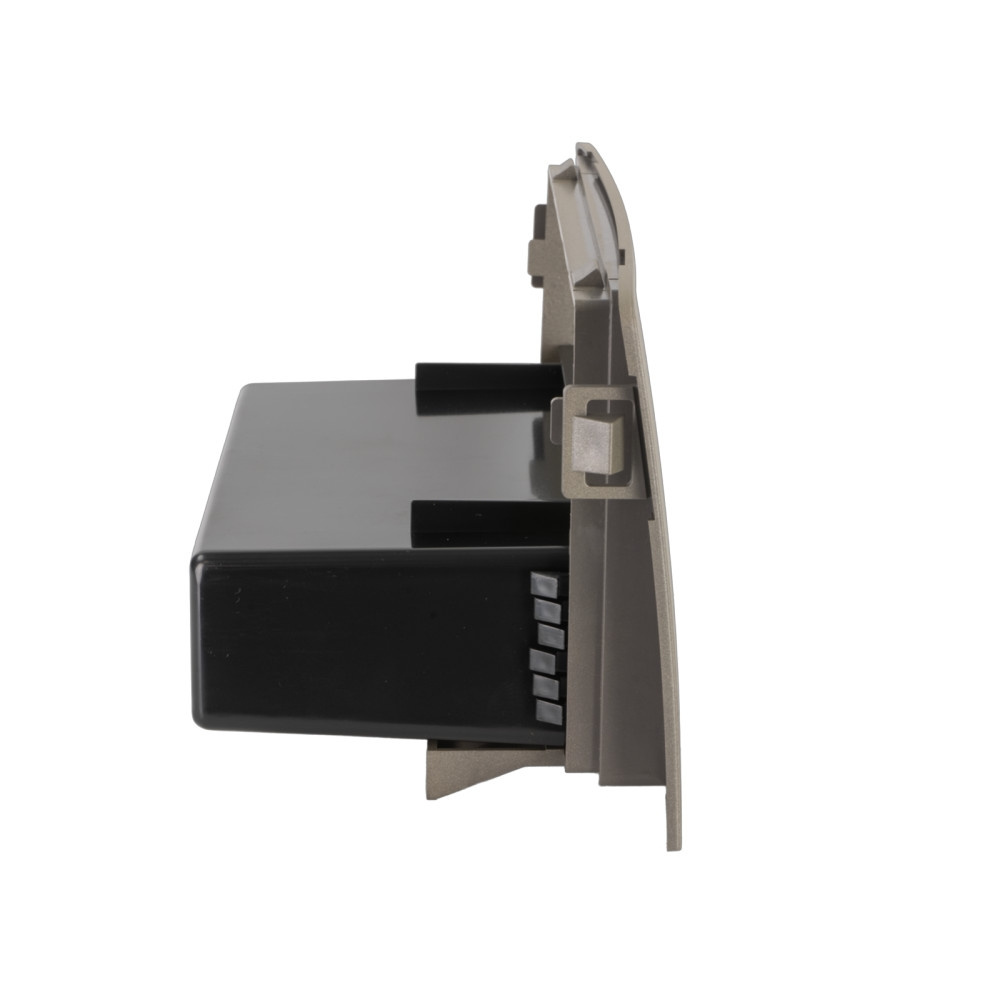 Monteringsramme 2-DIN Lancia Musa, antracit