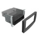 Monteringsramme 2-DIN med opbevaringsrum VW T5/Touareg Monteringsramme 2-DIN med opbevaringsrum VW T5/Touareg