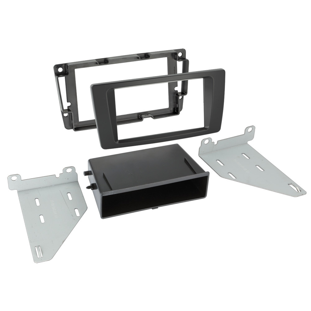 Monteringsramme 2-DIN med opbevaringsrum, Skoda Octavia/Yeti