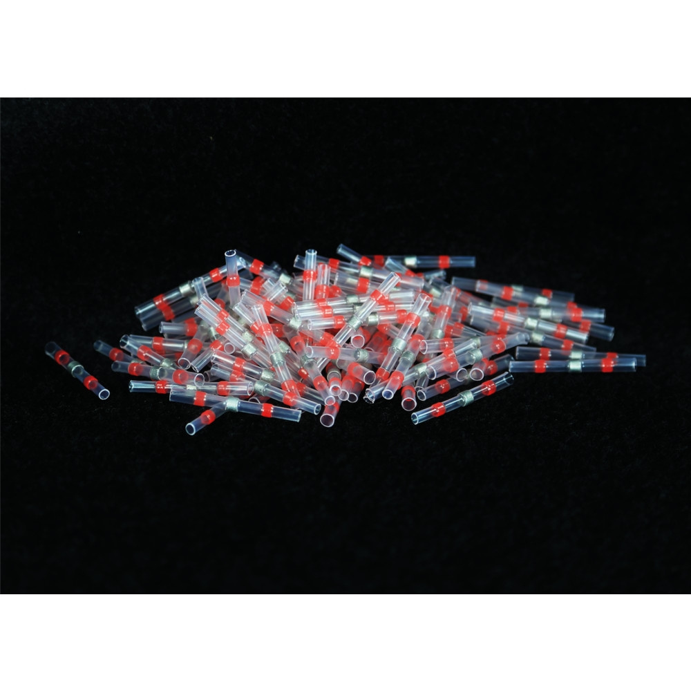 Isolerad 2.5 mm x 40 mm lödskarvhylsa med värmekrymp, styck