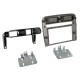 Monteringsramme 2-DIN Fiat Grande Punto, antracit Monteringsramme 2-DIN Fiat Grande Punto, antracit