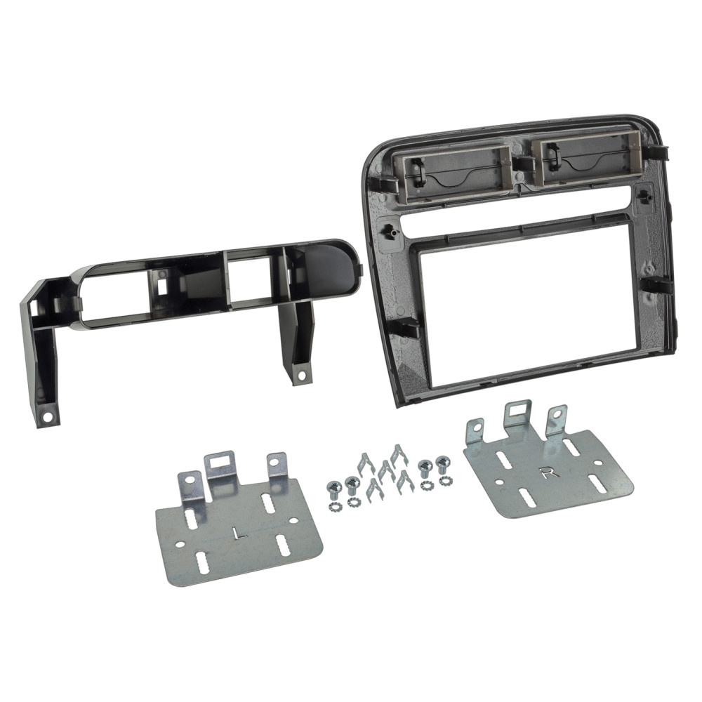 Monteringsramme 2-DIN Fiat Grande Punto, sort