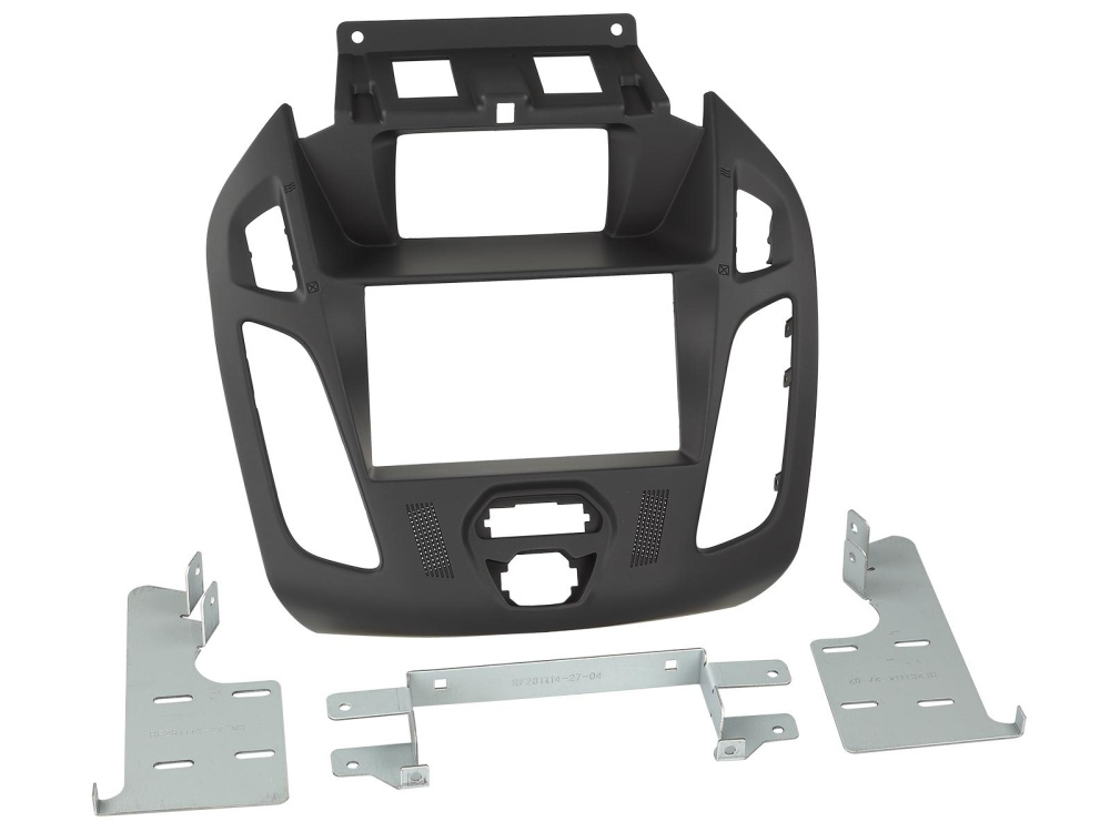 Monteringsramme 2-DIN Ford Transit Connect, sort