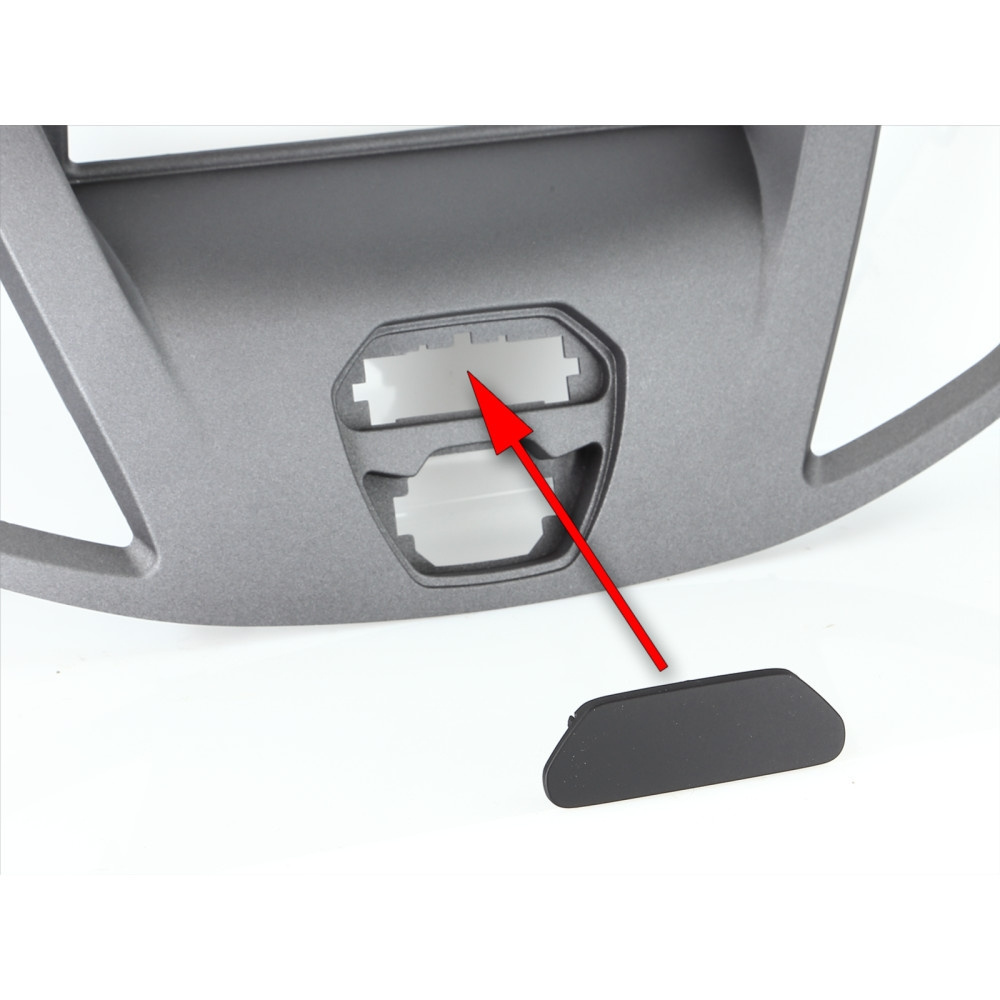 Monteringsramme 2-DIN med opbevaringsrum Ford Transit V363