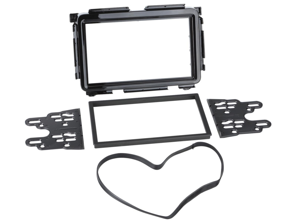 Monteringsramme 2-DIN Honda HR-V, sort