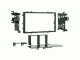 Monteringsramme 2-DIN Acura/Honda/Isuzu Monteringsramme 2-DIN Acura/Honda/Isuzu