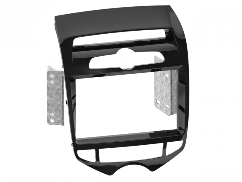 Monteringsram 2-din Hyundai ix20 2010- A-klimat pianolack