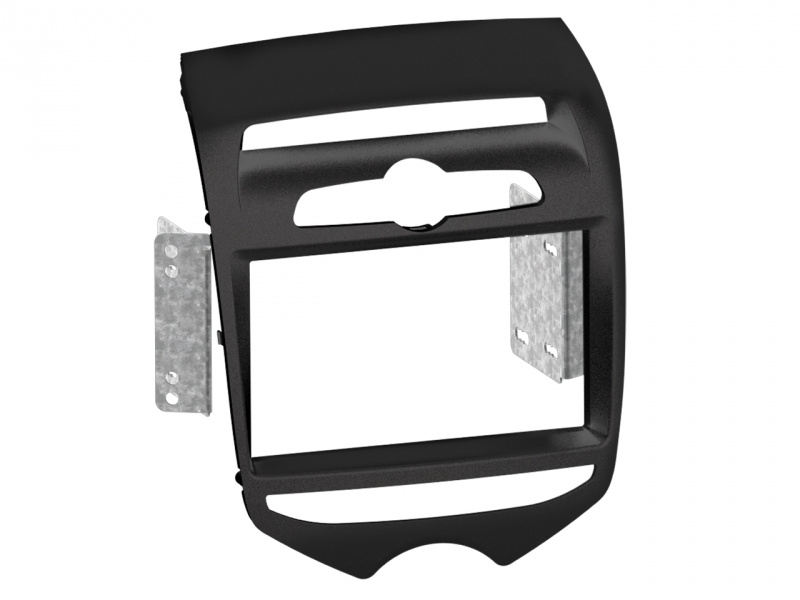 Monteringsram 2-din Hyundai ix20 2010- m-klimat mattsvart