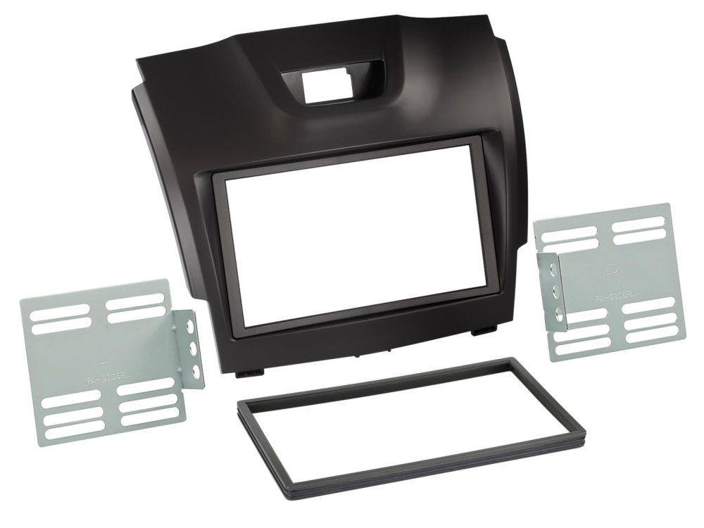 Monteringsramme 2-DIN Chevrolet/Isuzu, sort