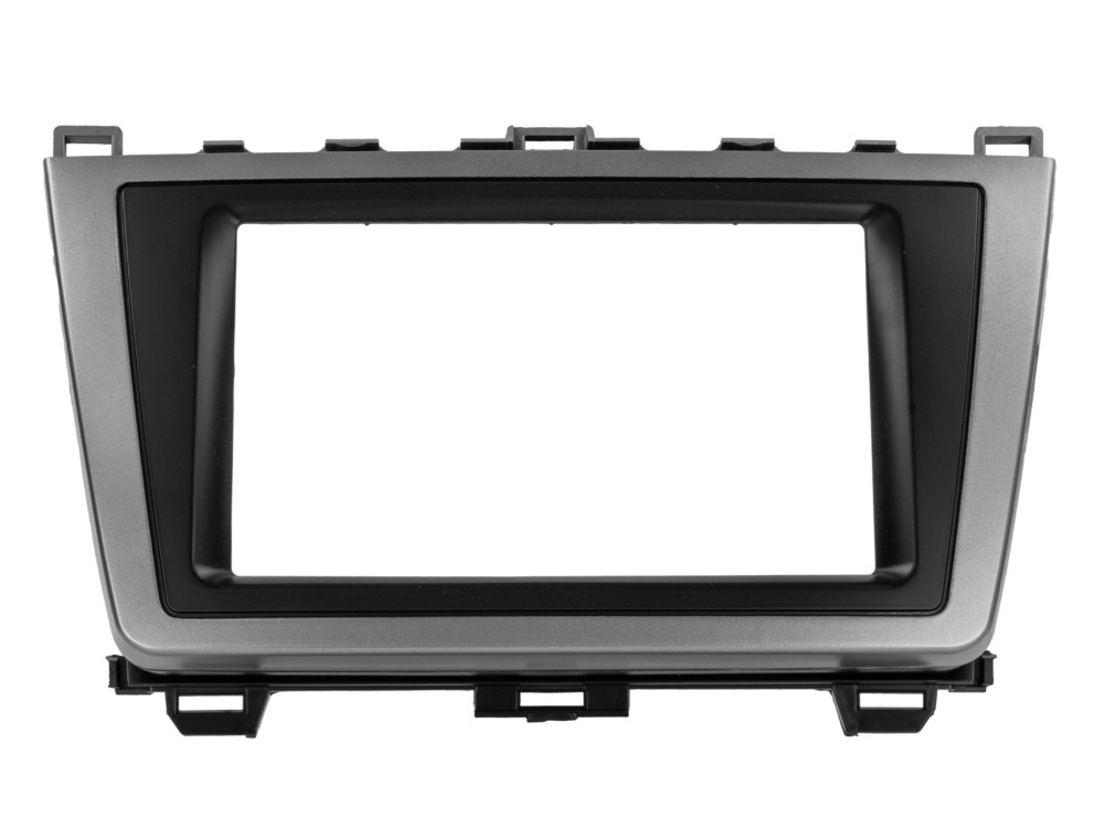 Monteringsramme 2-DIN Mazda 6, sølv/sort