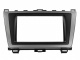 Monteringsramme 2-DIN Mazda 6, sølv/sort Monteringsramme 2-DIN Mazda 6, sølv/sort