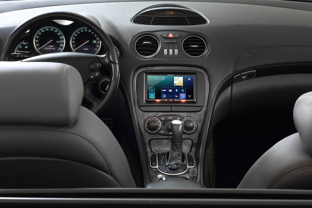 Monteringsramme 2-DIN Mercedes SL-klasse